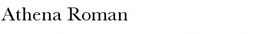 Download Athena Roman Font Title Preview