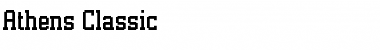 Download Athens Classic Medium Font Title Preview