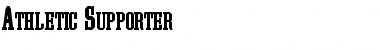 Download Athletic Supporter Regular Font Title Preview
