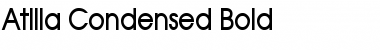 Download Atilla Condensed Bold Font Title Preview