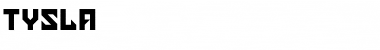 Download Tysla Regular Font Title Preview