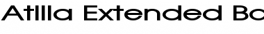 Download Atilla Extended Bold Font Title Preview