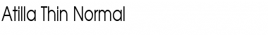 Download Atilla Thin Normal Font Title Preview