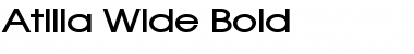 Download Atilla Wide Bold Font Title Preview