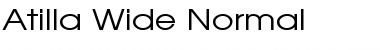 Download Atilla Wide Normal Font Title Preview