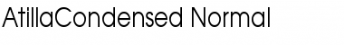 Download AtillaCondensed Normal Font Title Preview