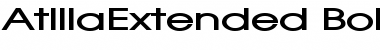 Download AtillaExtended Bold Font Title Preview