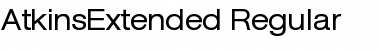 Download AtkinsExtended Regular Font Title Preview