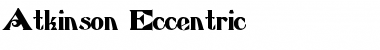Download Atkinson Eccentric Regular Font Title Preview