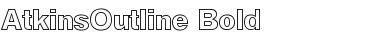 Download AtkinsOutline Bold Font Title Preview