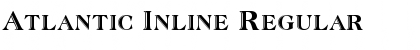 Download Atlantic Inline Regular Font Title Preview