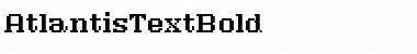 Download AtlantisTextBold Regular Font Title Preview