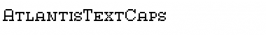 Download AtlantisTextCaps Regular Font Title Preview
