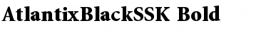 Download AtlantixBlackSSK Bold Font Title Preview