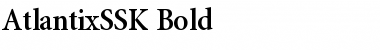 Download AtlantixSSK Bold Font Title Preview