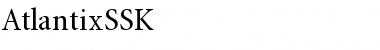 Download AtlantixSSK Regular Font Title Preview