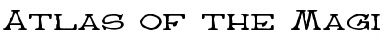 Download Atlas of the Magi Regular Font Title Preview