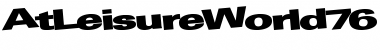 Download AtLeisureWorld76 Bold Font Title Preview
