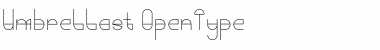 Download Umbrellast Regular Font Title Preview