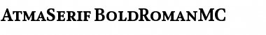 Download AtmaSerif-BoldRomanMC Regular Font Title Preview