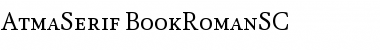 Download AtmaSerif-BookRomanSC Regular Font Title Preview