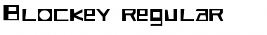 Download Blockey regular Font Title Preview