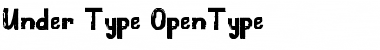 Download Under Type Regular Font Title Preview