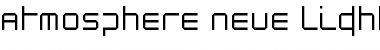 Download Atmosphere Neue Light Font Title Preview