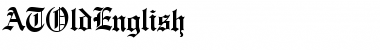 Download ATOldEnglish Regular Font Title Preview