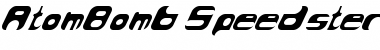 Download AtomBomb Speedster Font Title Preview