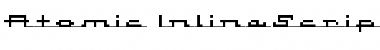 Download Atomic InlineScript Font Title Preview