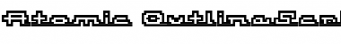 Download Atomic OutlineScript Font Title Preview