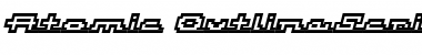 Download Atomic OutlineScriptItalic Font Title Preview