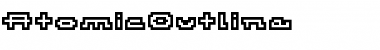 Download AtomicOutline Medium Font Title Preview