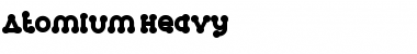 Download Atomium-Heavy Regular Font Title Preview
