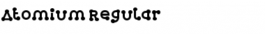 Download Atomium-Regular Regular Font Title Preview