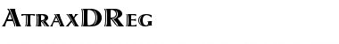 Download AtraxDReg Regular Font Title Preview