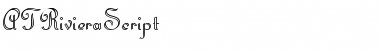 Download ATRivieraScript Regular Font Title Preview