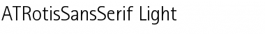 Download ATRotisSansSerif-Light Regular Font Title Preview