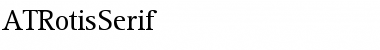 Download ATRotisSerif Regular Font Title Preview