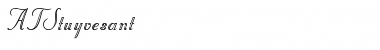 Download ATStuyvesant Regular Font Title Preview