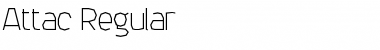 Download Attac Regular Font Title Preview