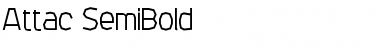 Download Attac Regular Font Title Preview