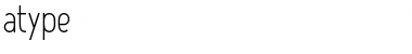 Download Atype 1 Regular Font Title Preview