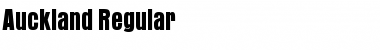 Download Auckland Regular Font Title Preview