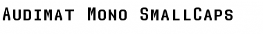 Download Audimat Mono SmallCaps Font Title Preview