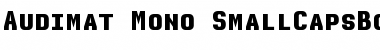Download Audimat Mono SmallCapsBold Font Title Preview