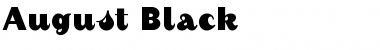 Download August Black Font Title Preview