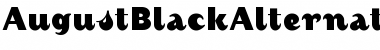 Download AugustBlackAlternate Regular Font Title Preview