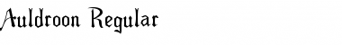 Download Auldroon Regular Font Title Preview
